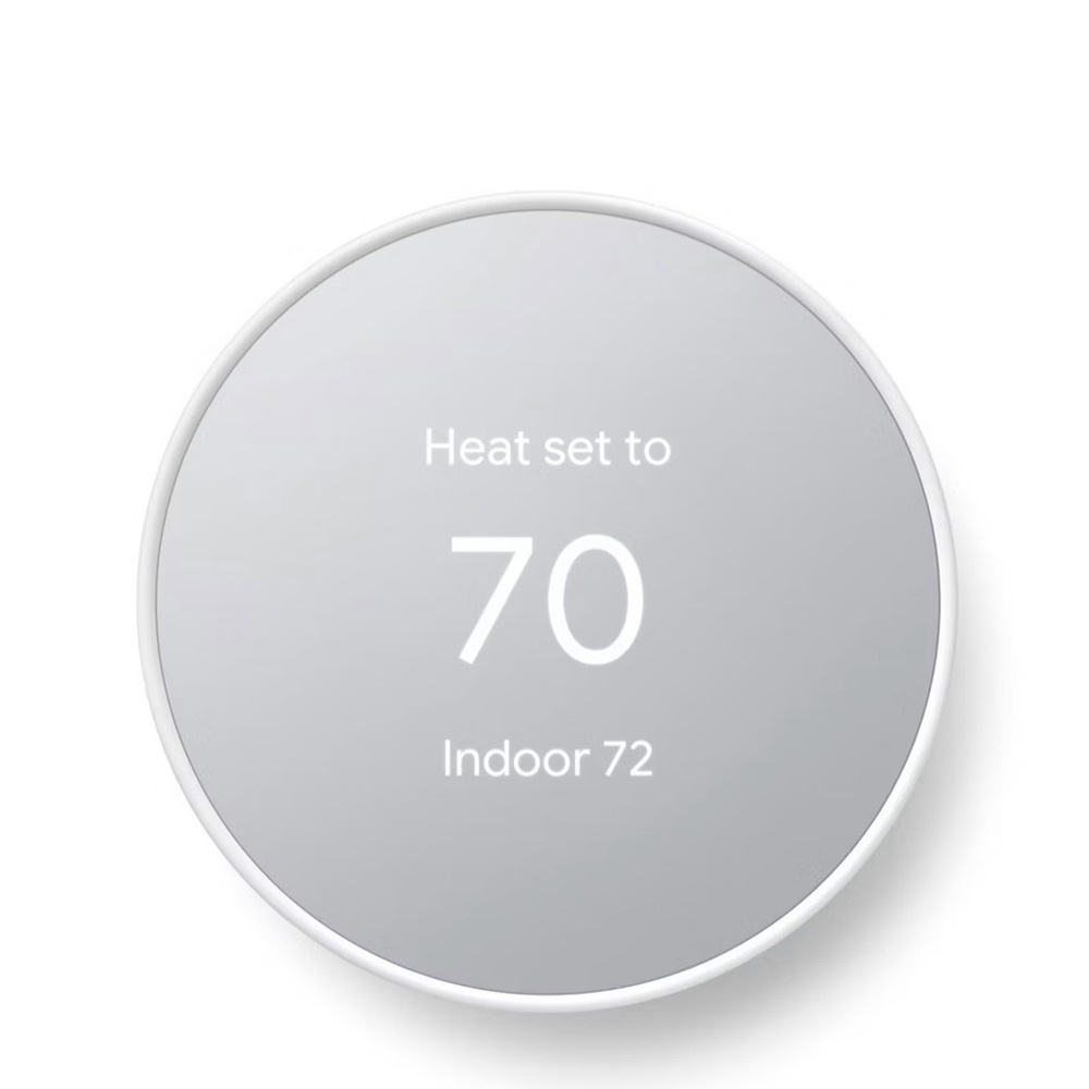 Google Nest Thermostat Smart Thermostat in White